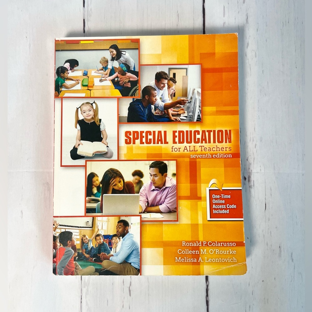 Special Education for All Teachers Textbook by Ronald Colarusso Paperback